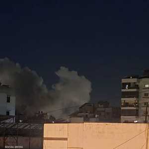 صورة متداولة لقصف إسرائيلي على الضاحية الجنوبية