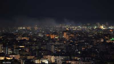 إسرائيل تعلن قصف بنى تحتية لحزب الله في بيروت