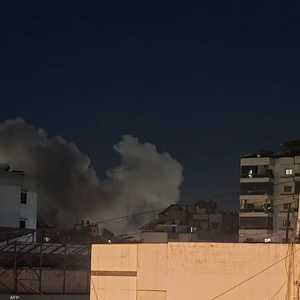 آثار الغارة الإسرائيلية على الضاحية الجنوبية