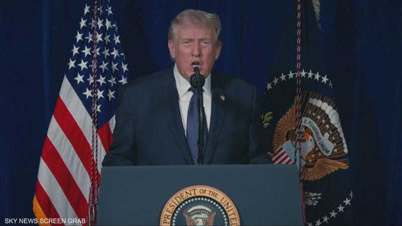 ترامب: أحث الحرس الثوري على إلقاء السلاح للحصول على حصانة