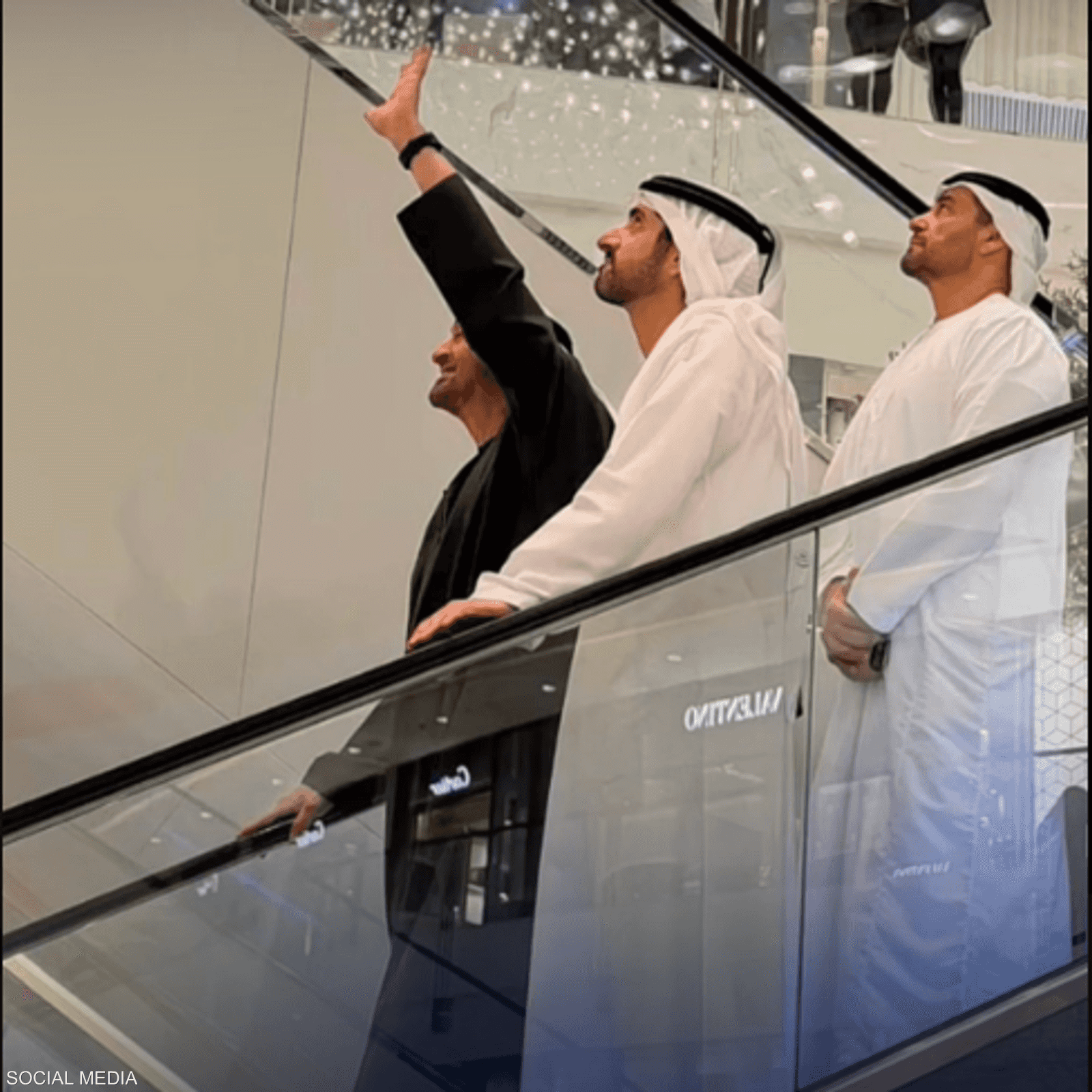 رئيس دولة الإمارات في دبي مول