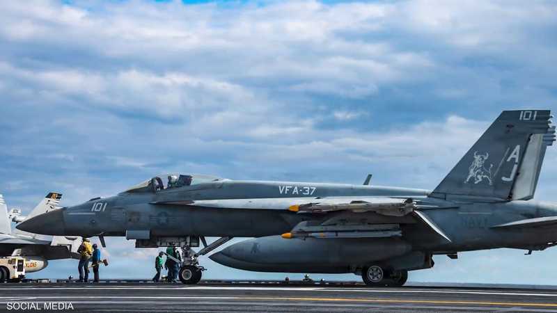 مقاتلة مستخدمة في الضربات على إيران