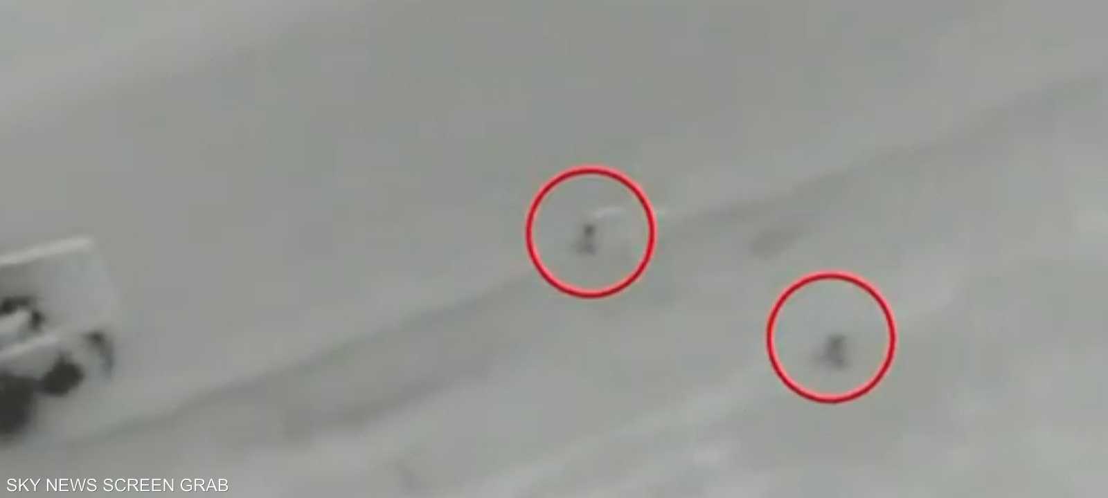 لقطة للضربة الإسرائيلية على الخلية الإيرانية