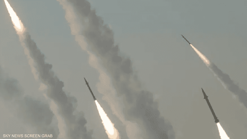 الجيش الإسرائيلي يرصد دفعة صواريخ إيرانية جديدة