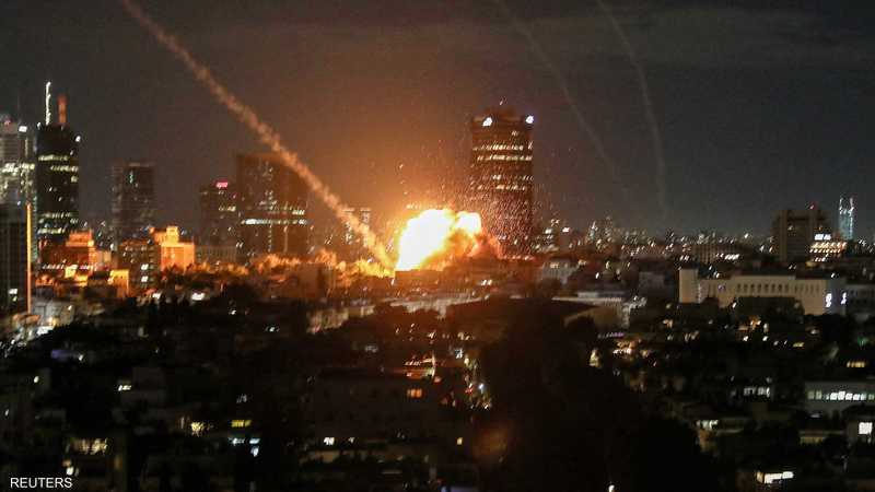 من آثار هجوم إيراني على تل أبيب