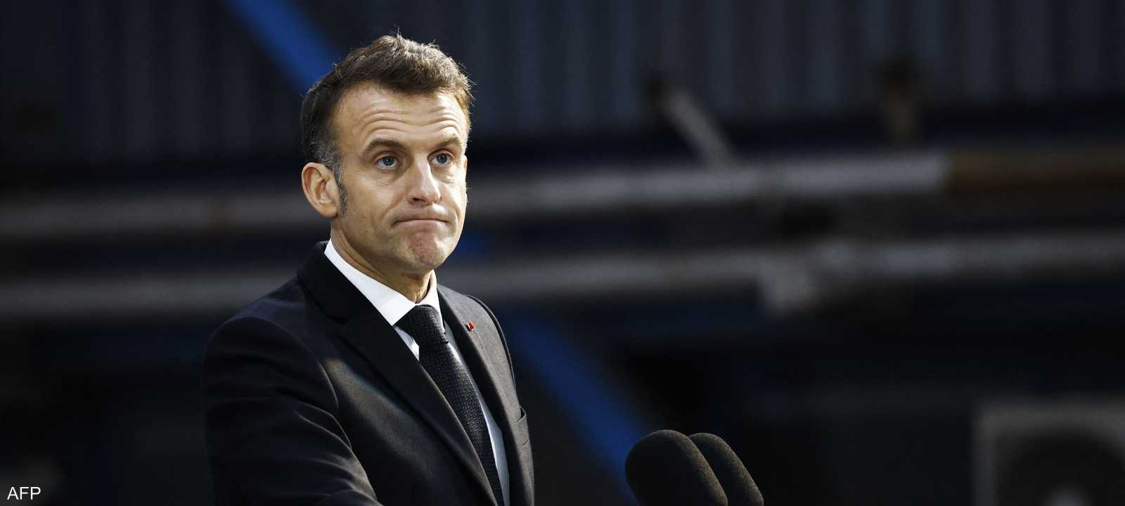 الرئيس الفرنسي إيمانويل ماكرون