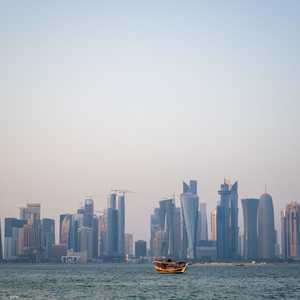 جانب من العاصمة القطرية الدوحة