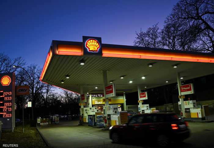 محطة بنزين في ألمانيا