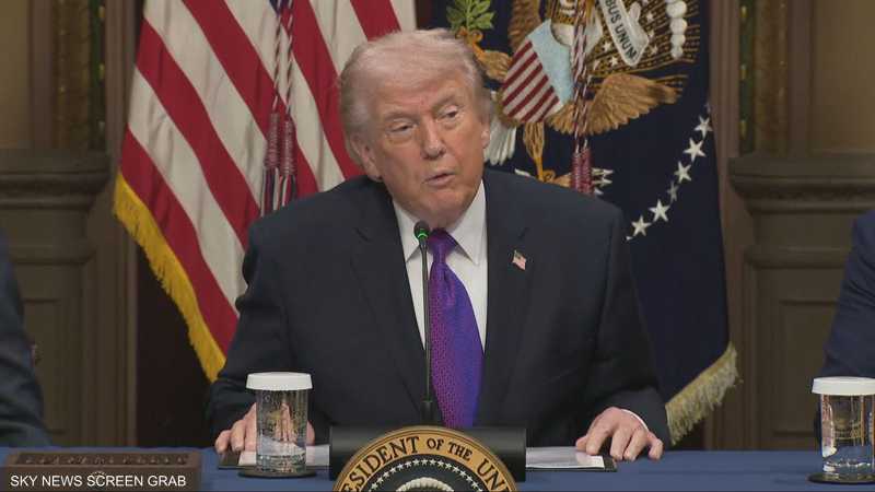 ترامب: نحن في موقف قوي للغاية فيما يتعلق بإيران