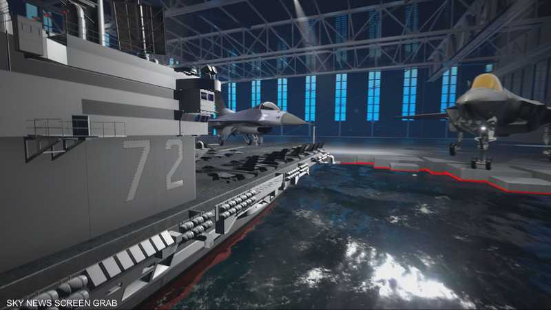 أكبر حاملات الطائرات تضيق الخناق على إيران