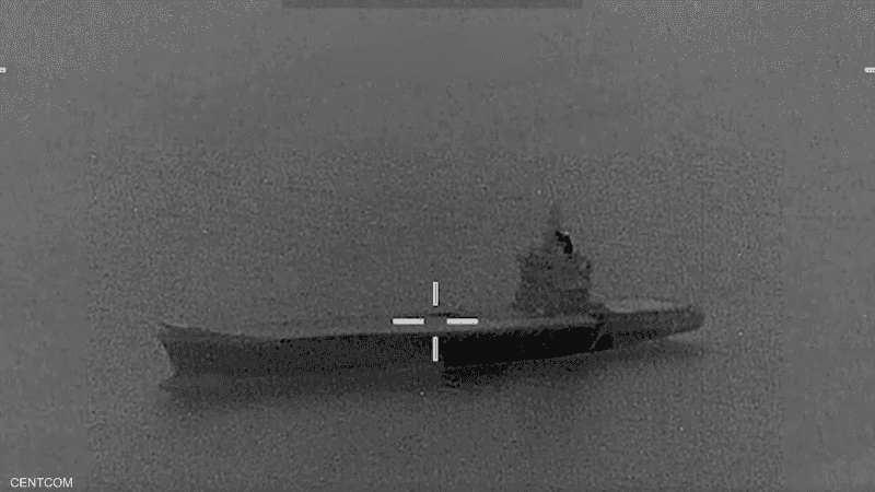 السفينة مزودة بمدرج يبلغ طوله 180 مترا للمسيرات