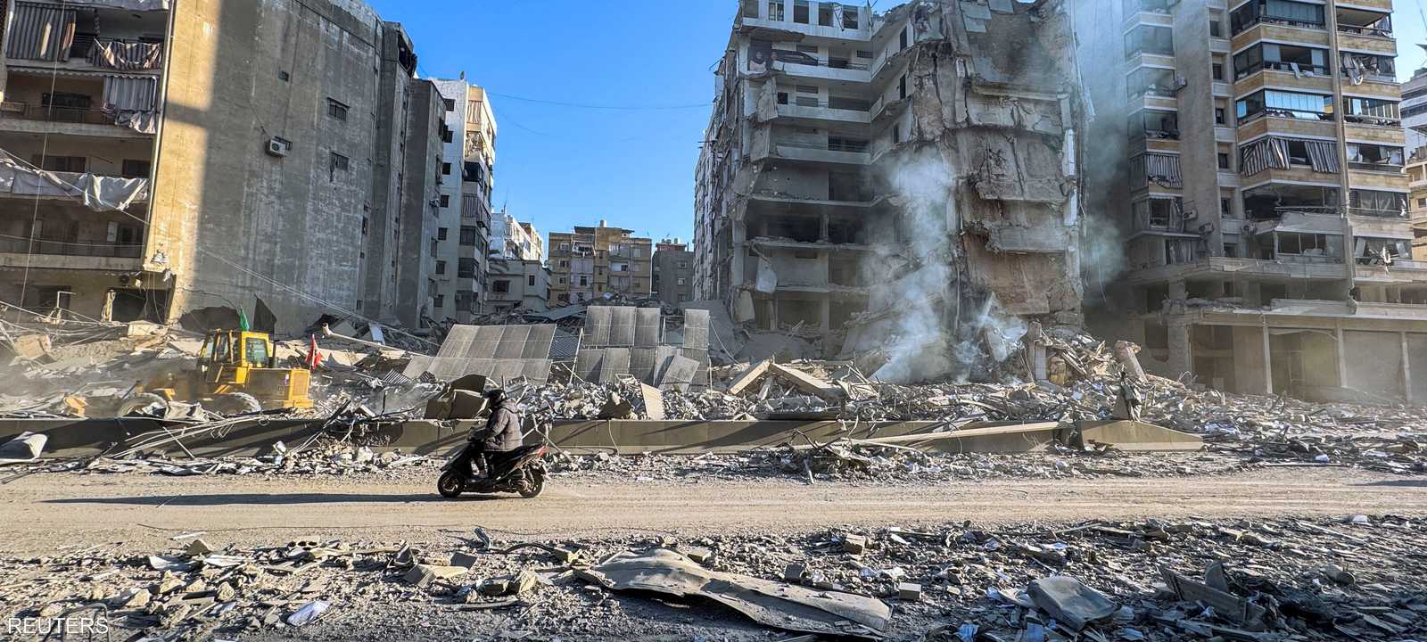 ضاحية بيروت الجنوبية تعرضت لغارات إسرائيلية عنيفة