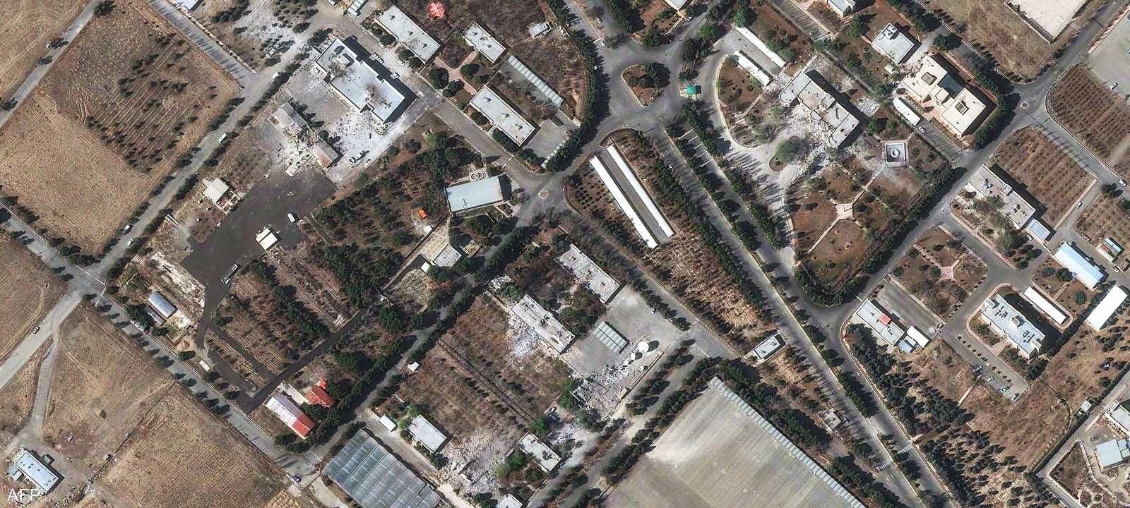 مقر قيادة القوات الجوية في طهران عقب الضربات الجوية