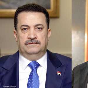 محمد شياع السوداني (يسار الصورة) ونيجرفان بارزاني (اليمين)