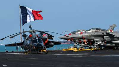 مقاتلات فرنسية على حاملة الطائرات شارل ديغول