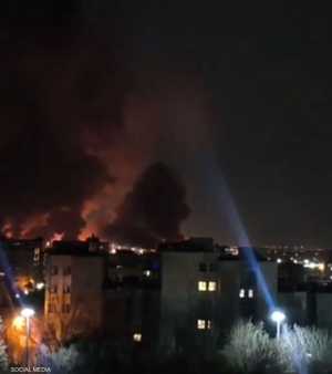 قصف إسرائيلي على مطار مهرآباد