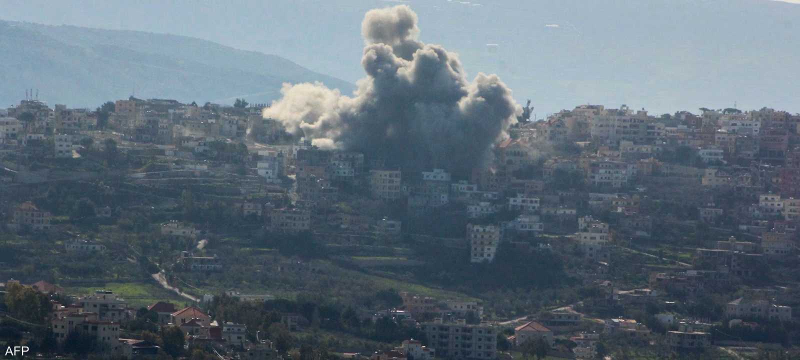 قصف إسرائيلي على الخيام جنوبي لبنان.. أرشيفية