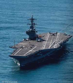 واشنطن تدفع بحاملة الطائرات "جورج بوش" إلى شرق المتوسط