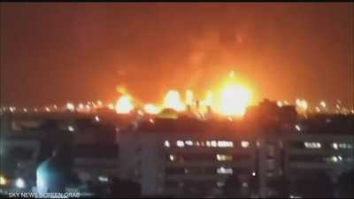 انفجارات تستهدف منشأة نفطية في طهران واندلاع حرائق كبيرة