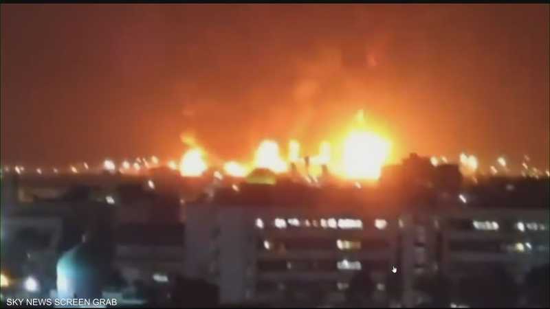 انفجارات تستهدف منشأة نفطية في طهران واندلاع حرائق كبيرة