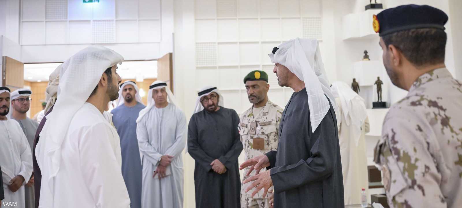 رئيس دولة الإمارات يزور وزارة الدفاع