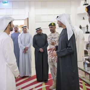 رئيس دولة الإمارات يزور وزارة الدفاع