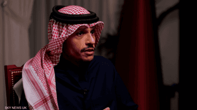 رئيس وزراء قطر: سوء تقدير إيران "دمر كل شيء"
