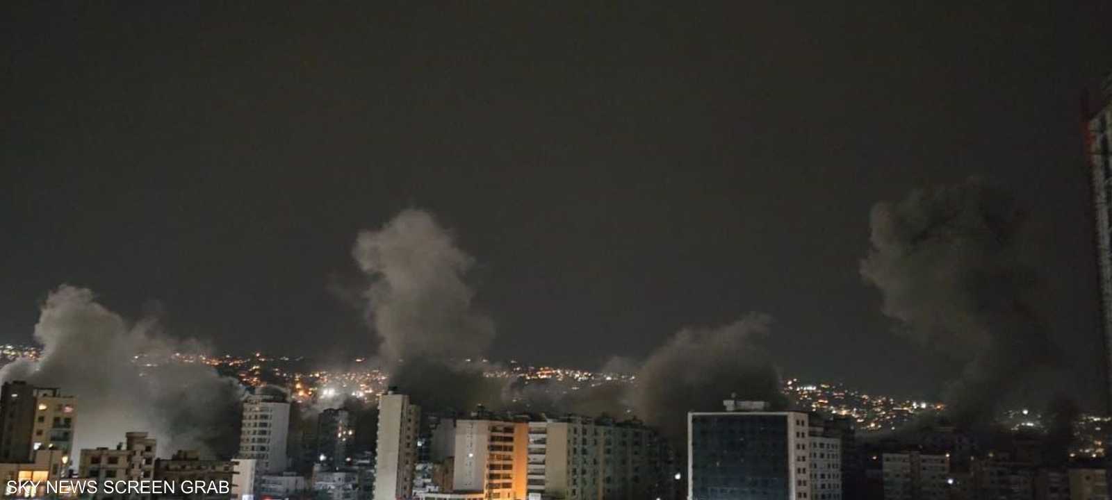 قصف عنيف على الضاحية