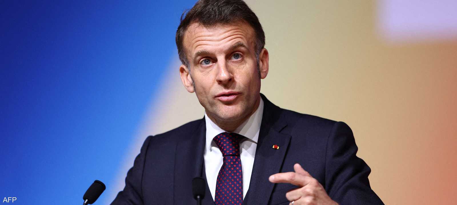 الرئيس الفرنسي إيمانويل ماكرون