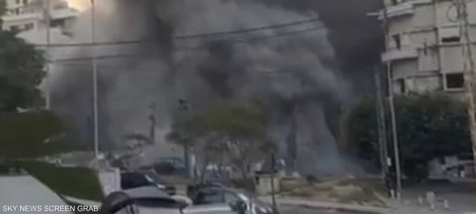 ضربات قوية على بيروت