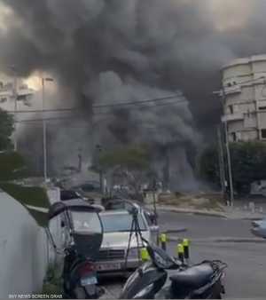 ضربات قوية على بيروت