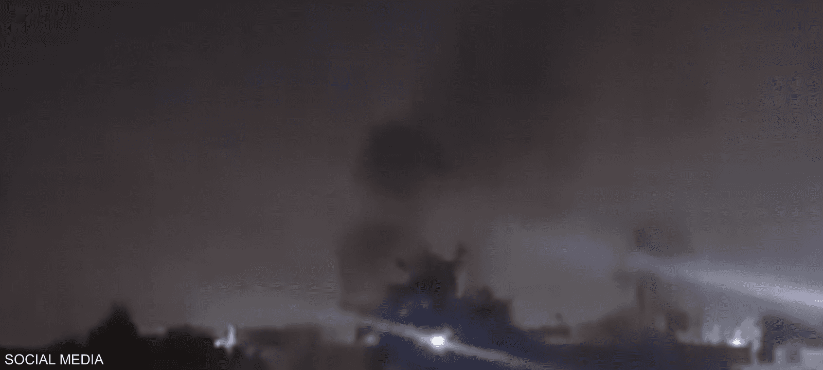 سقط على منزل في منطقة العرصات