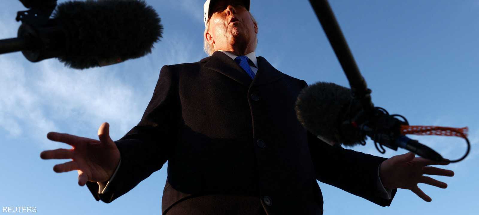 ترامب قال إن إيران "هزمت تماما"