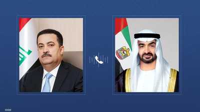 محمد بن زايد يبحث مع السوداني تطورات الأوضاع في المنطقة