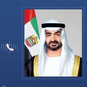 رئيس الإمارات يتلقى اتصالا هاتفيا من ولي عهد السعودية