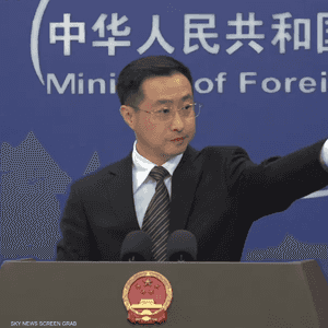 المتحدث ‌باسم وزارة الخارجية الصينية، لين جيان