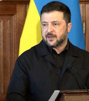 الرئيس الأوكراني فولوديمير زيلينسكي