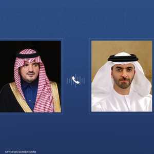 سيف بن زايد يتلقى اتصالا هاتفيا من الأمير عبد العزيز بن سعود