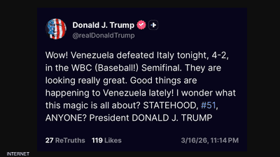 بعد فوز صاعق.. ترامب يلمح لضم فنزويلا لتصبح الولاية 51