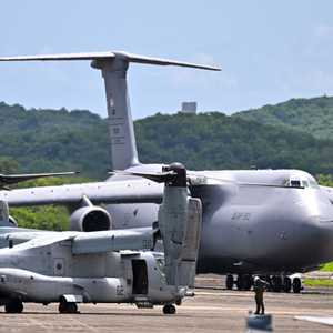 طائرة تابعة لقوات مشاة البحرية الأميركية