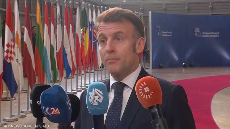 ماكرون يدعو لحوار أميركي إيراني