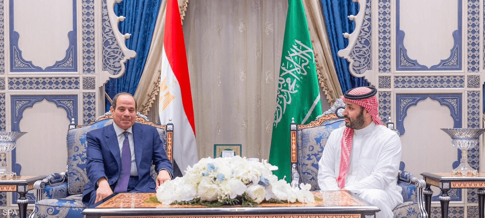 ولي العهد السعودي والرئيس المصري يبحثان التطورات الإقليمية