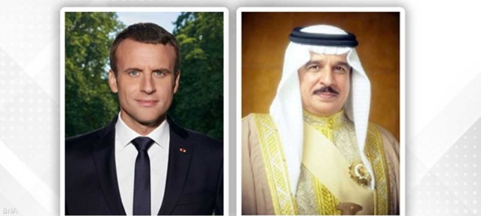 اتصال هاتفي بين ملك البحرين والرئيس الفرنسي