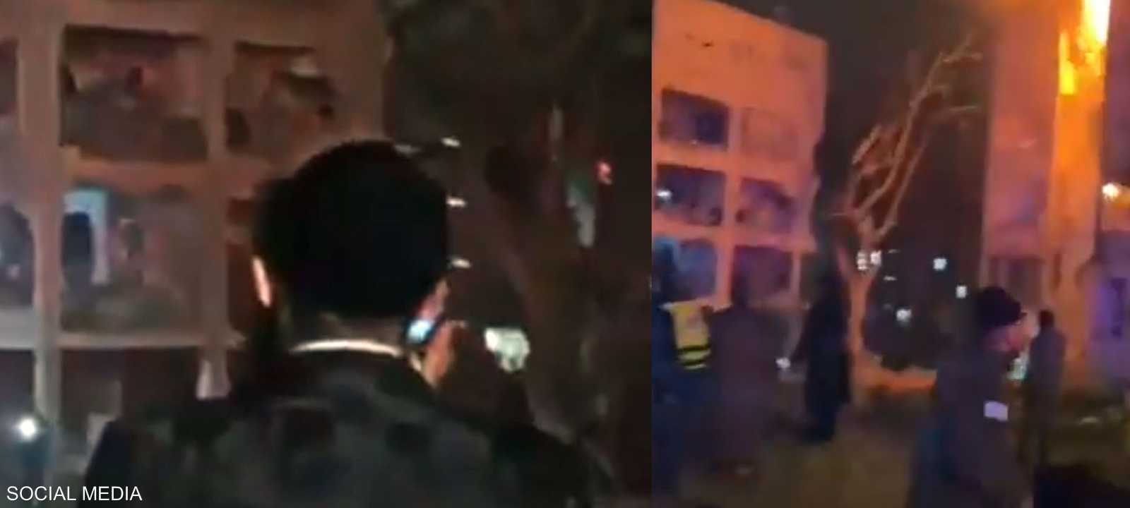 صور متداولة لموقع سقوط الصاروخ الإيراني في عراد