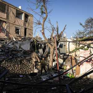 موقع ضربة صاروخية إيرانية في ديمونا