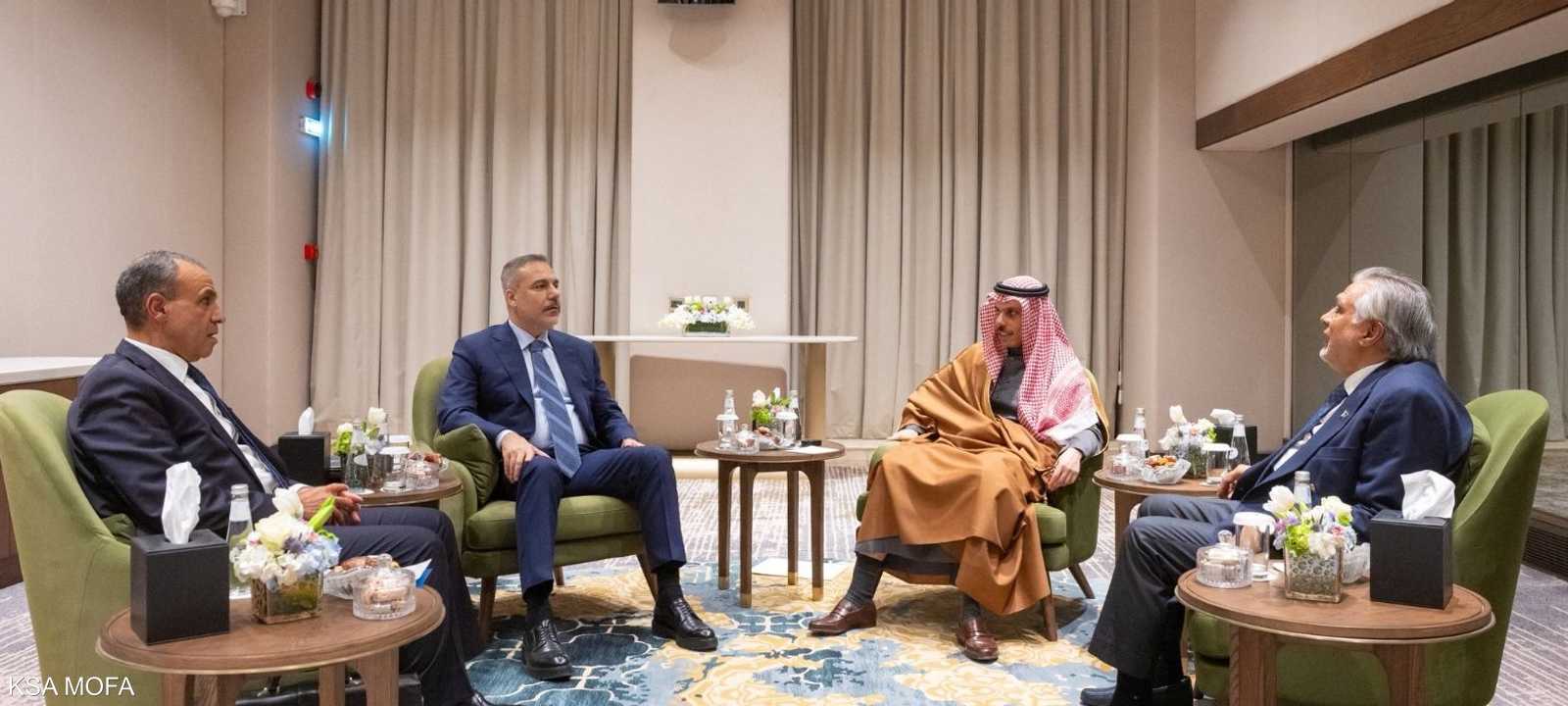 اجتماع الرياض جرى الخميس بين السعودية ومصر وتركيا وباكستان