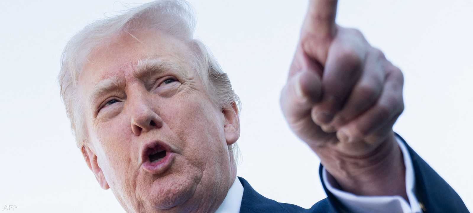 الرئيس الأميركي دونالد ترامب