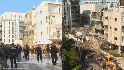 انفجار محتمل بصاروخ إيراني يهز تل أبيب