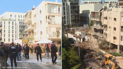 انفجار محتمل بصاروخ إيراني يهز تل أبيب