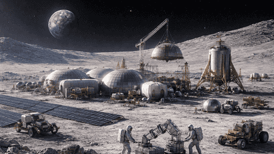 "ناسا" تخطط لإنفاق 20 مليار دولار لبناء قاعدة على سطح القمر